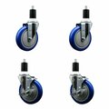 Service Caster Assure Parts 190WTCPK4 Replacement Caster Set, 4PK ASS-SCC-EX20S514-PPUBBLU-2-TLB-2-112